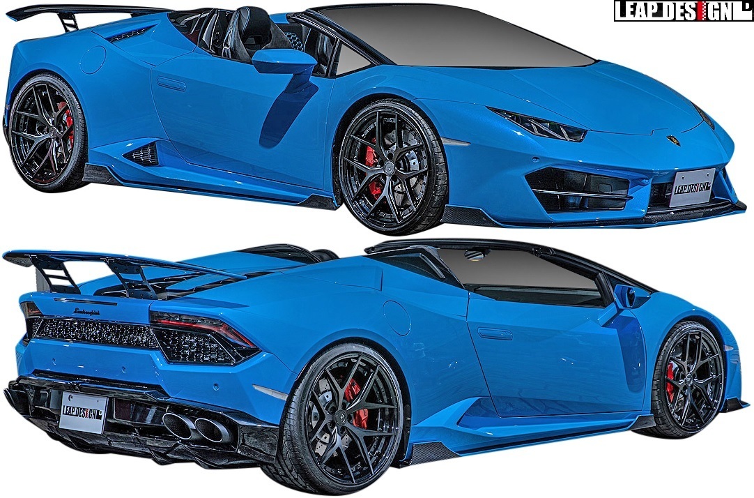 【M’s】LAMBORGHINI HURACAN LP580-2 (2016y-) LEAP DESIGN リアウイング ／／ FRP 未塗装 エアロ パーツ リープデザイン カスタム 外装_画像2