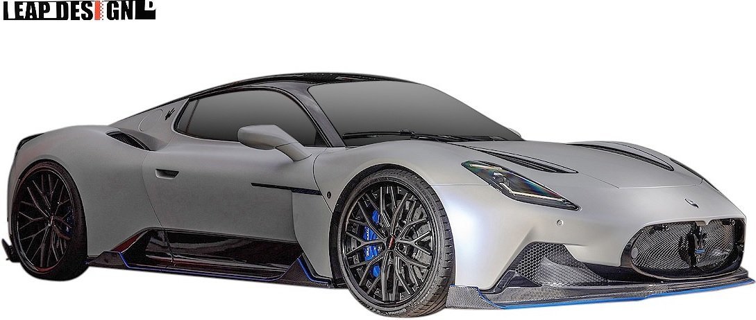 【M’s】MASERATI MC20 (2020y-) LEAPDESIGN リヤスポイラー // FRP 未塗装 正規 リープ デザイン エアロパーツ リアウイング 2ドア クーペ_画像7