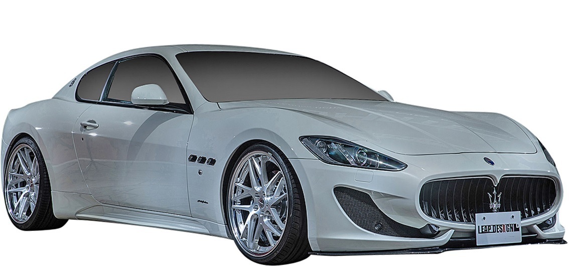 【M’s】MASERATI Granturismo (2007y-) LEAP DESIGN フロントスポイラー ／／ FRP製 未塗装 リープデザイン エアロ パーツ 2ドア クーペ_画像1