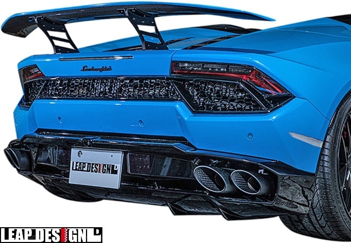 【M’s】LAMBORGHINI HURACAN LP580-2 (2016y-) LEAP DESIGN リアウイング ／／ FRP 未塗装 エアロ パーツ リープデザイン カスタム 外装_画像1