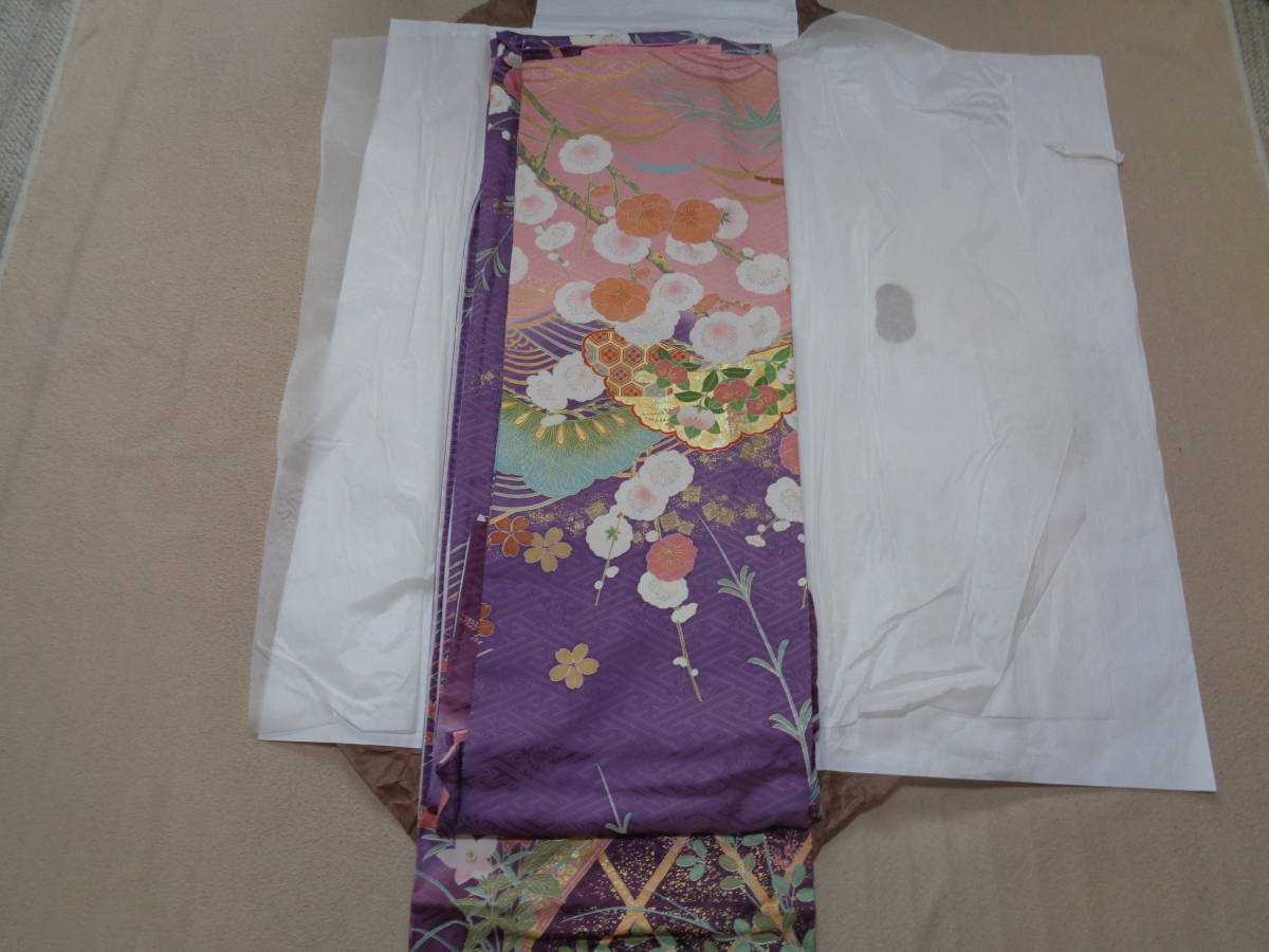  kimono * long-sleeved kimono silk drawer ①