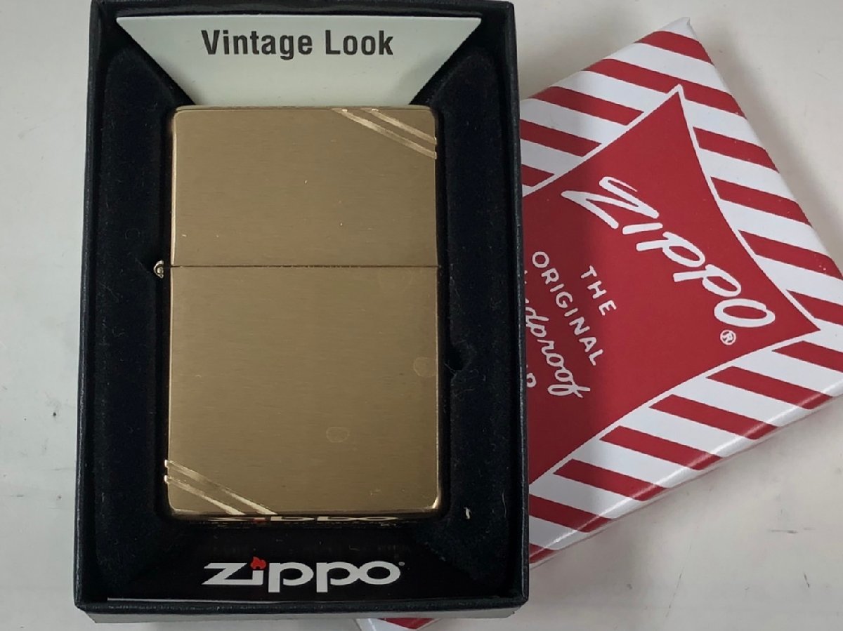 Zippo1937レプリカ ・ブラス・ヴィンテージ・ライン#240真鍮無垢_画像2