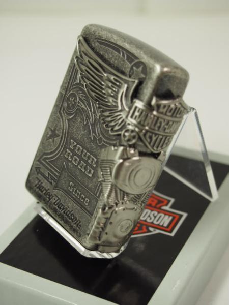 限定Zippo ハーレーHarley-Davidson/3面銀HDP-28サイドメタル　送料無料_画像3