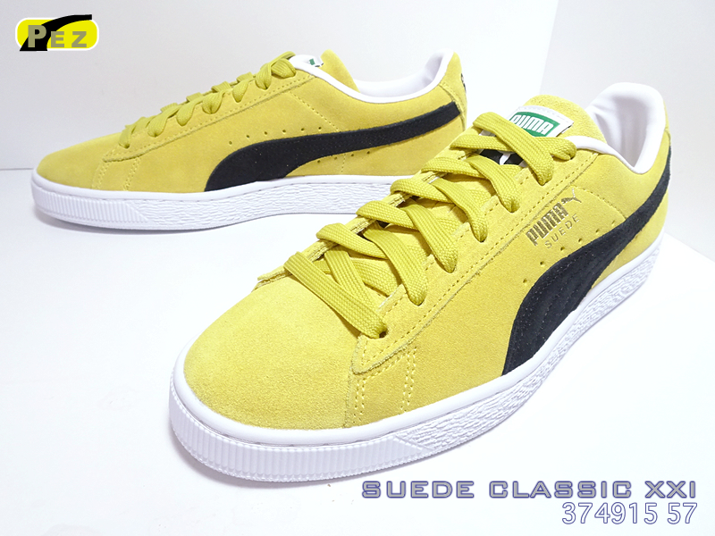 ■PUMA■ スウェード クラシック XXI (28cm) ■YLW/BLK■374915 57