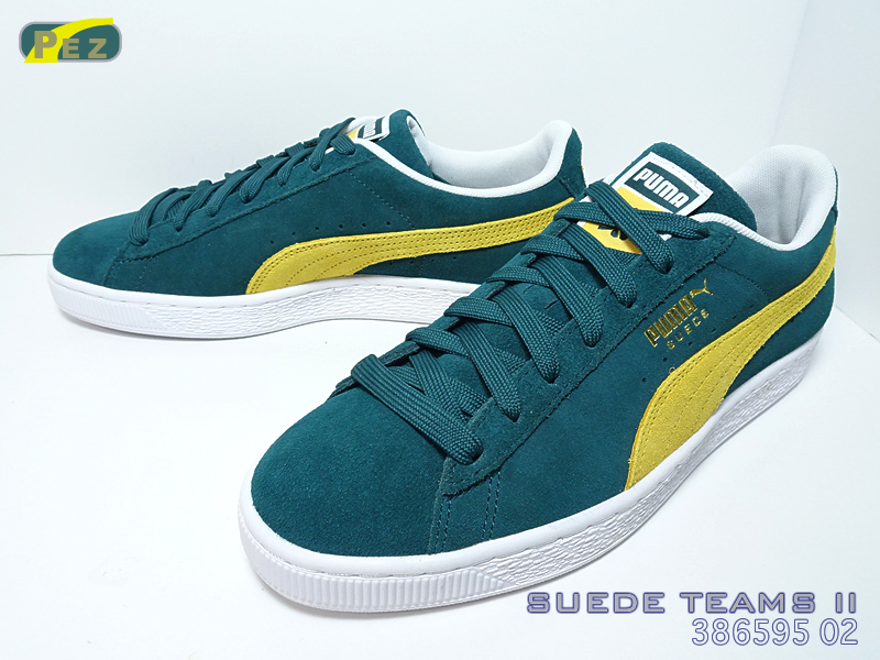 ■PUMA■ スウェード クラシック チームス (27.5cm) ■V.GRN/M.SEED■386595 02