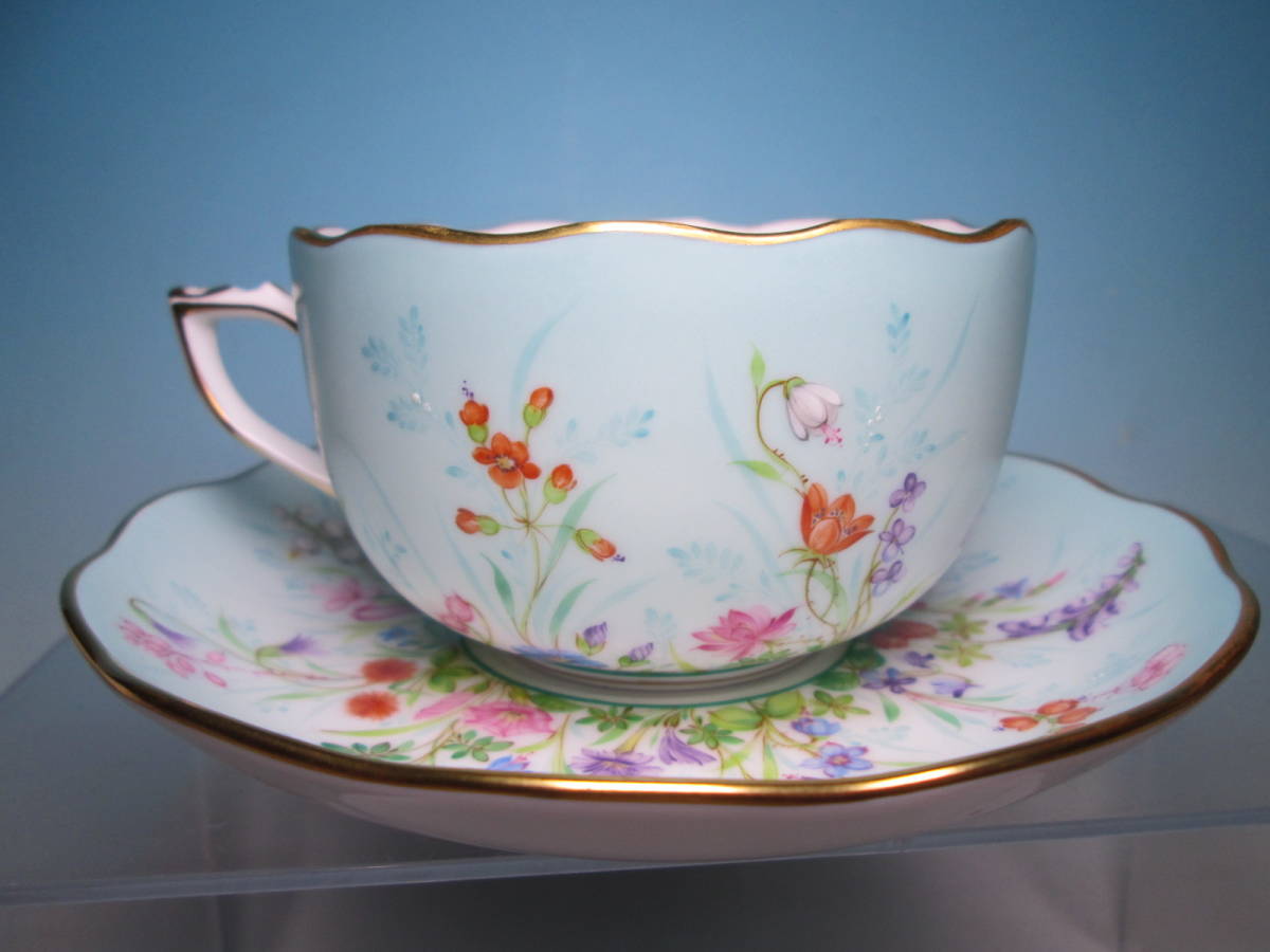 * Herend HEREND four season hand .. cup & saucer beautiful goods 