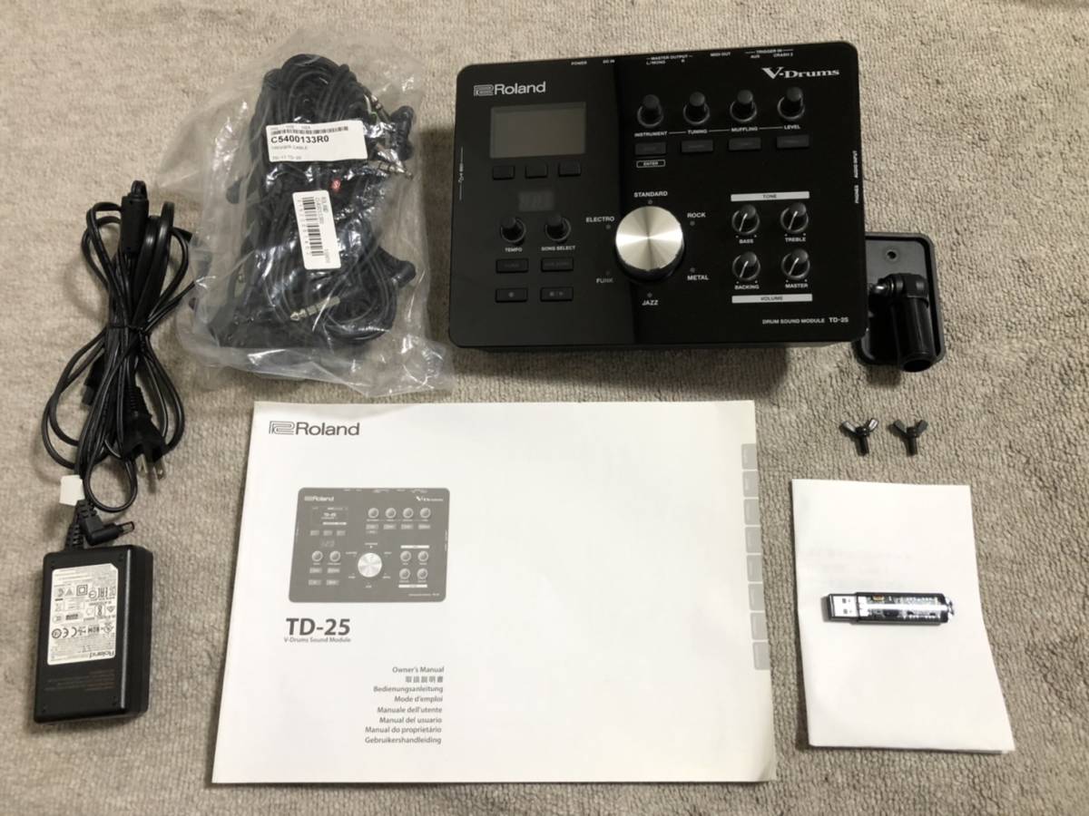 Roland TD-25 電子ドラム v1.11(最新) 追加データ付き (1