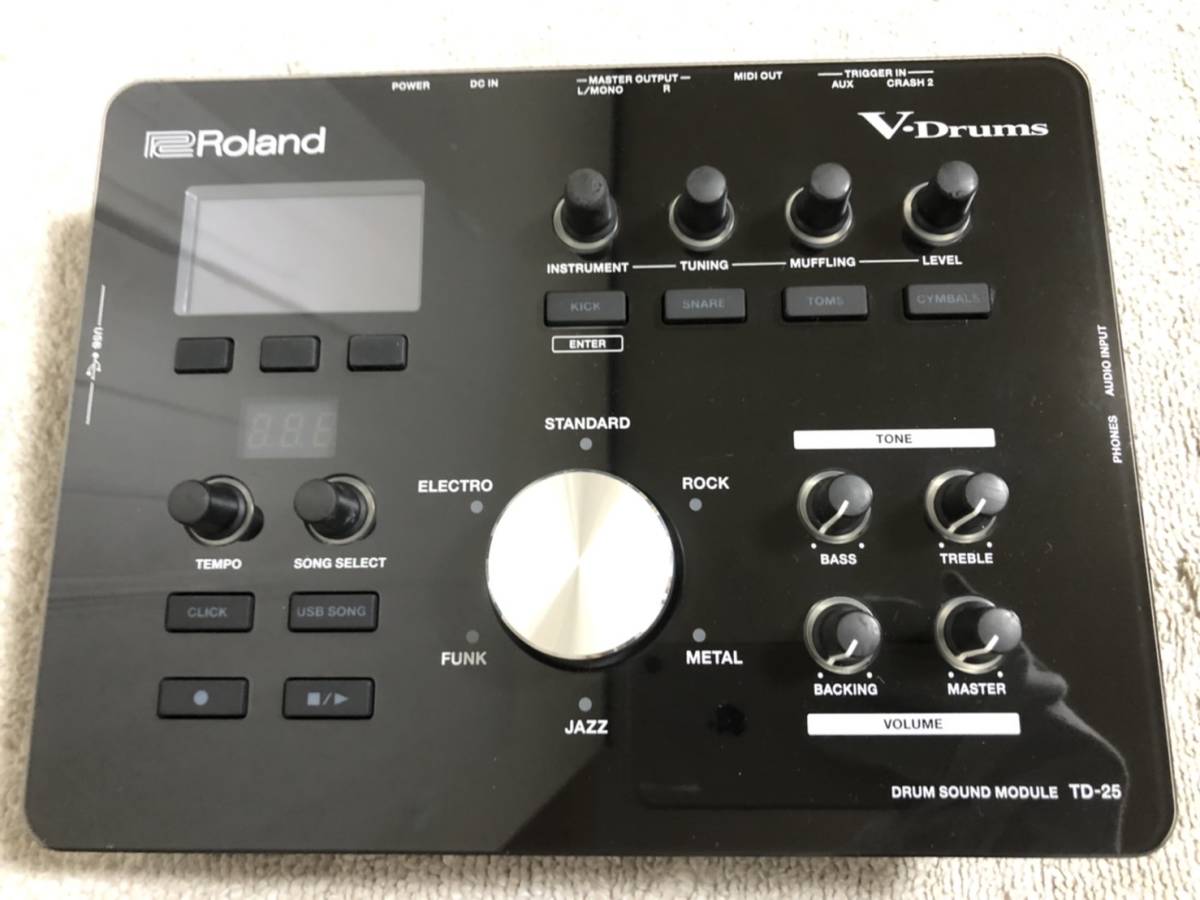 Roland TD-25 電子ドラム v1 11(最新) 追加音データ20個付き (1
