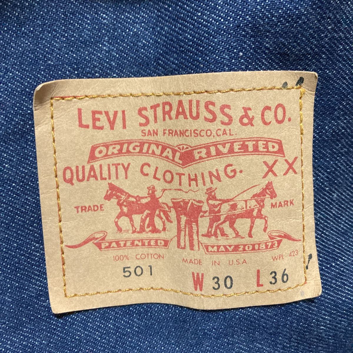 【 красивая вещь 】70s Levi's  Levi's   винтаж  Denim  ... pro ...  редко встречающийся   винтажный   ... пр-во  