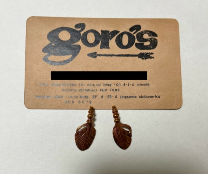ゴローズ goros 希少 K18 全金ハートフェザー 左右 www.anac-mali.org