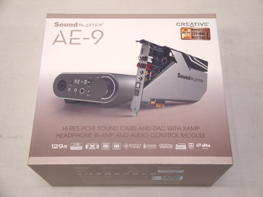 ション カメ)【未開封/未使用品】CREATIVE Sound Blaster AE-9 XAMP