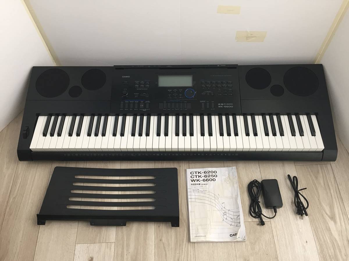返品交換不可】 カシオ WK-6600 キーボード 電子ピアノ 76鍵 unki.fi