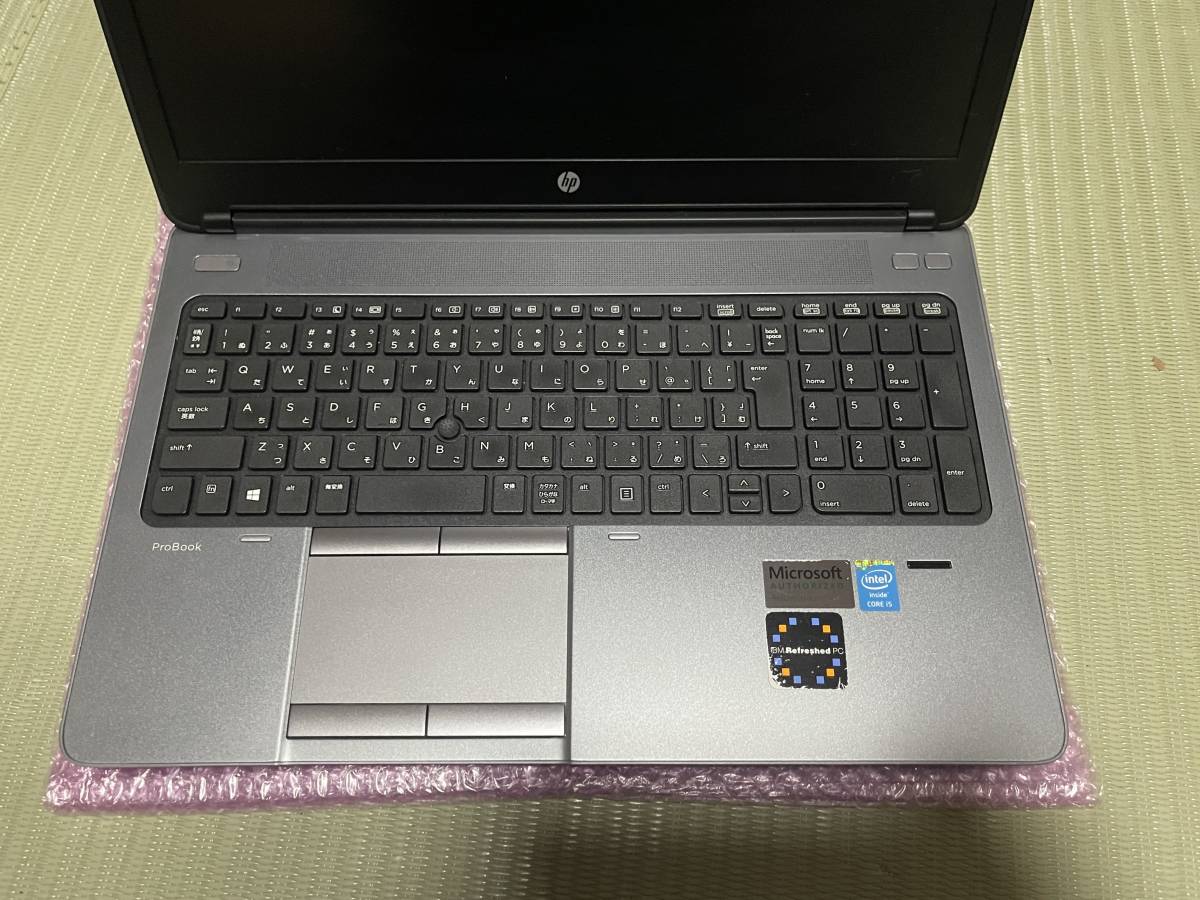 HP ProBook 650 G1 i5-4300M メモリ8GB/新品SSD128G/Windws10の画像2