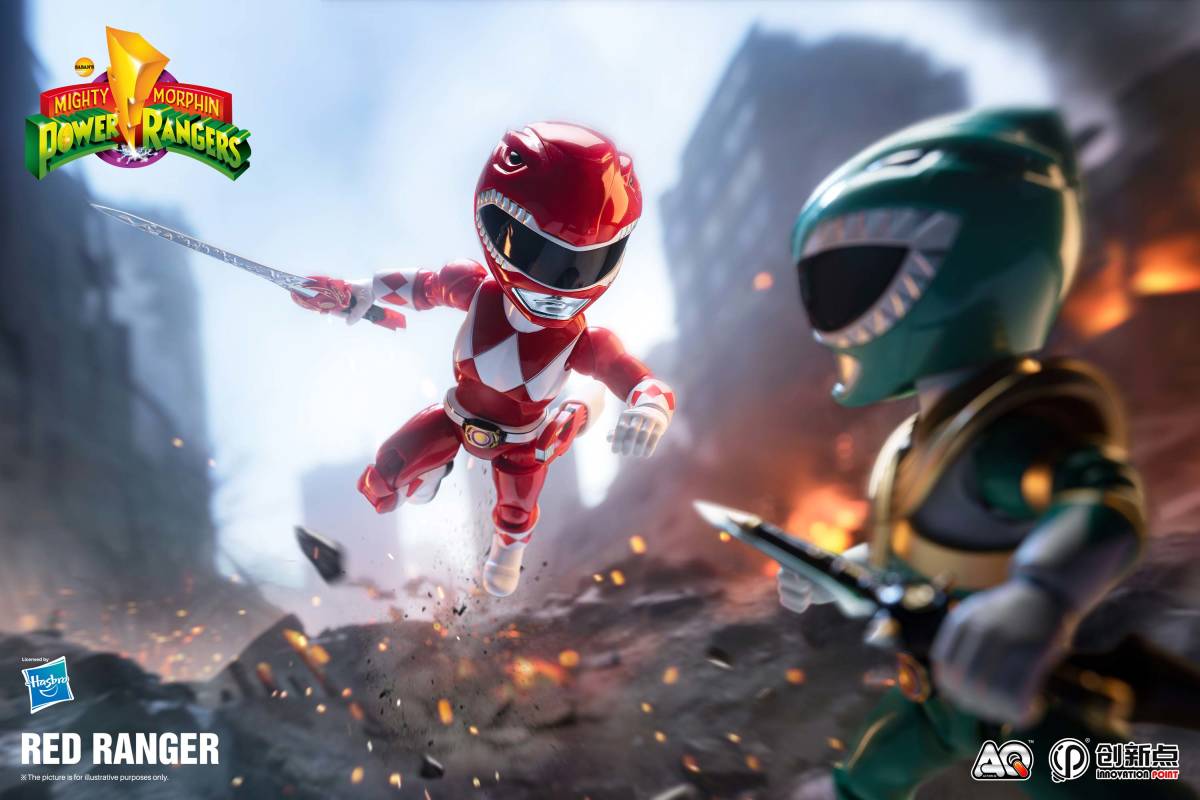 創新点 マイティ モーフィン パワーレンジャー レッド レンジャー 未開封新品 Power Rangers Action Q版 InnovationPoint Red Ranger