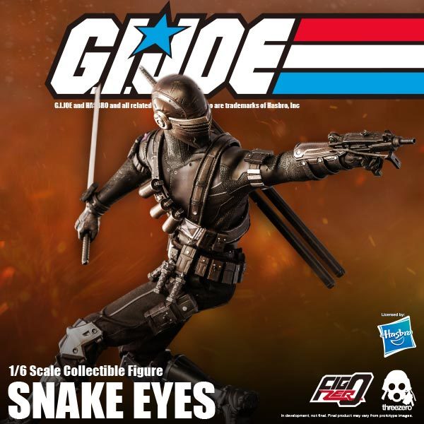 Threezero 1/6 G.I.ジョー スネークアイズ 未開封新品 3Z0215 G.I. Joe Snake Eyes スリーゼロ 検） ホットトイズ DAMTOYS_画像1