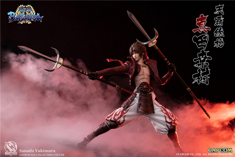 ROCKETTOYS 1/6 真田幸村 戦国BASARA 未開封新品 ROC-002 伊達政宗 アクションフィギュア capcom 検） ホットトイズ 戦国 無双