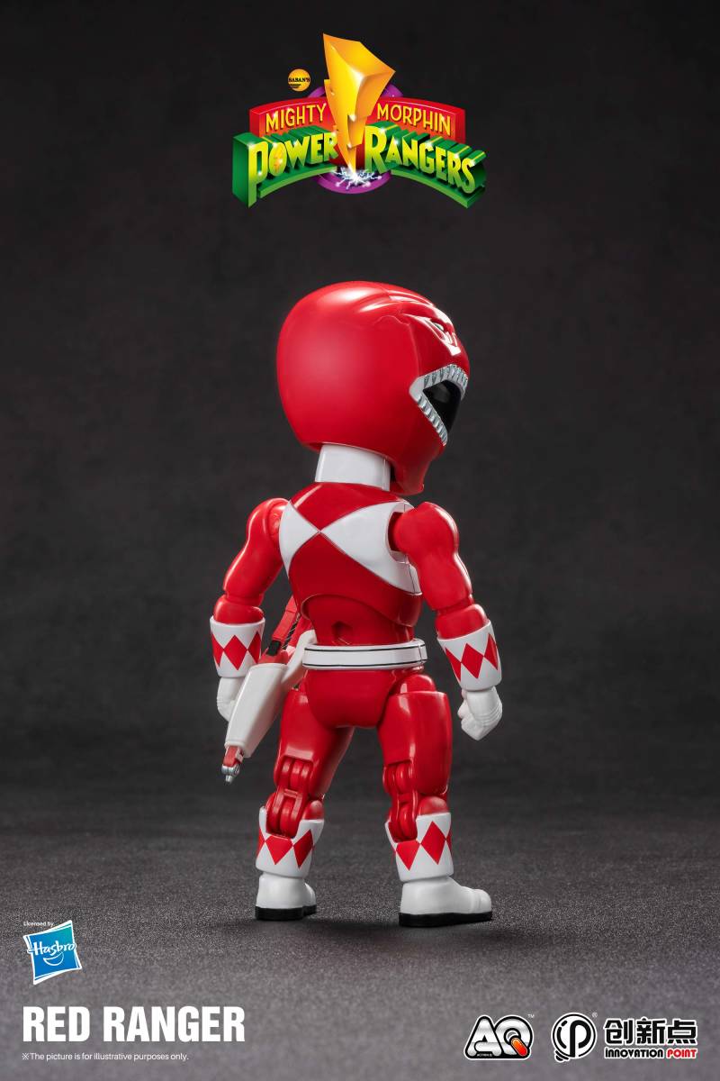 . new point mighty mo- fins Power Ranger red Ranger unopened new goods Power Rangers Action Q version InnovationPoint Red Ranger