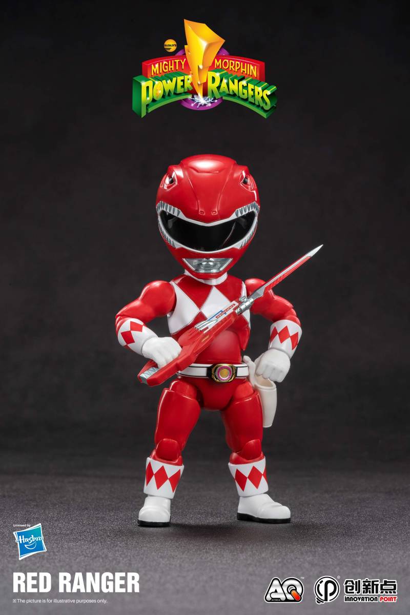 . new point mighty mo- fins Power Ranger red Ranger unopened new goods Power Rangers Action Q version InnovationPoint Red Ranger