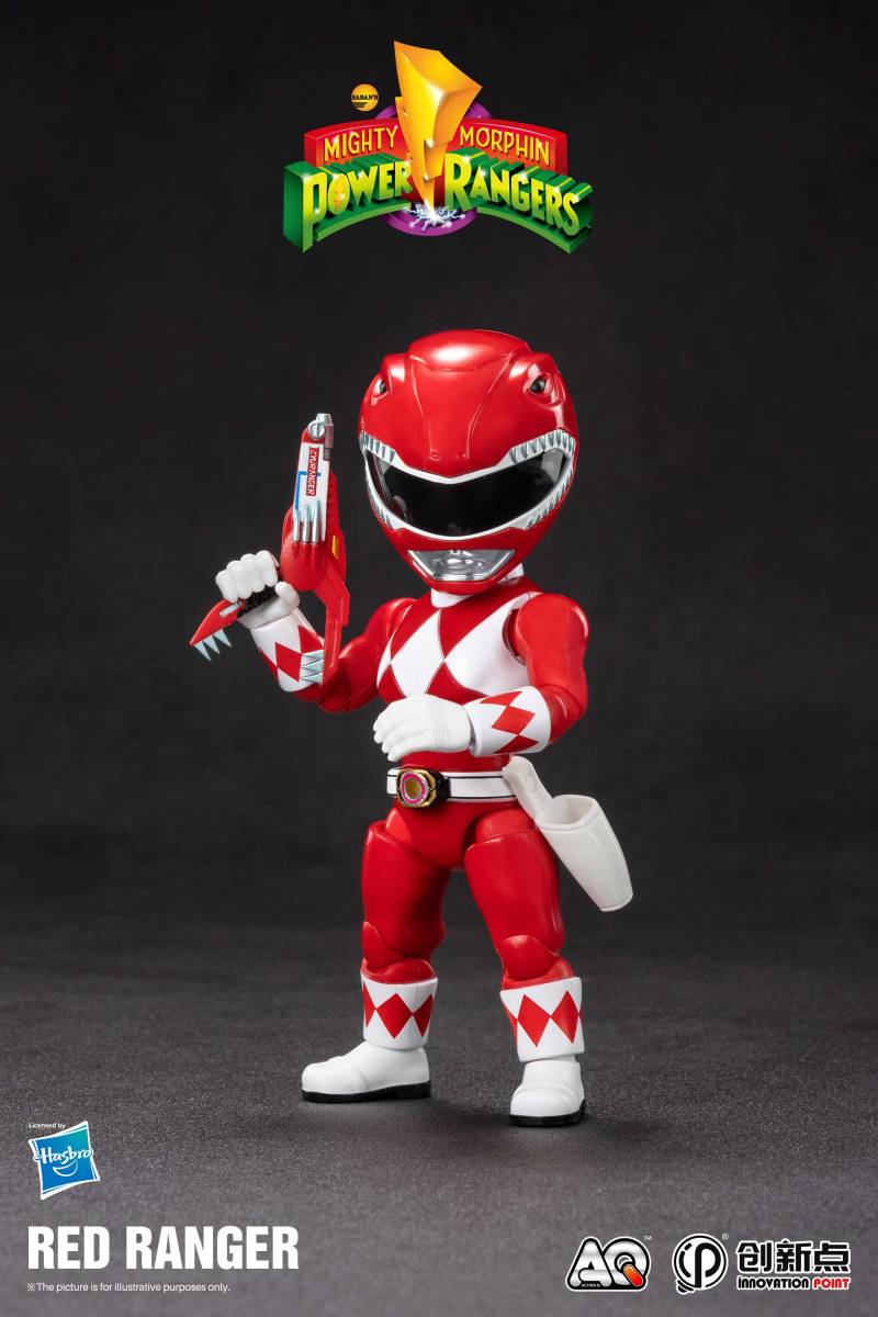 . new point mighty mo- fins Power Ranger red Ranger unopened new goods Power Rangers Action Q version InnovationPoint Red Ranger