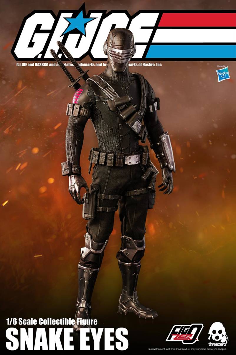 Threezero 1/6 G.I.ジョー スネークアイズ 未開封新品 3Z0215 G.I. Joe Snake Eyes スリーゼロ 検） ホットトイズ DAMTOYS_画像2