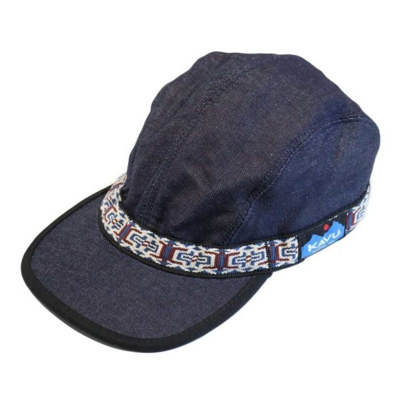 新品タグ付き デニム Mサイズ カブー ストラップキャップ KAVU STRAP CAP アウトドア フェス キャンプ デイリーユース 登山_画像1