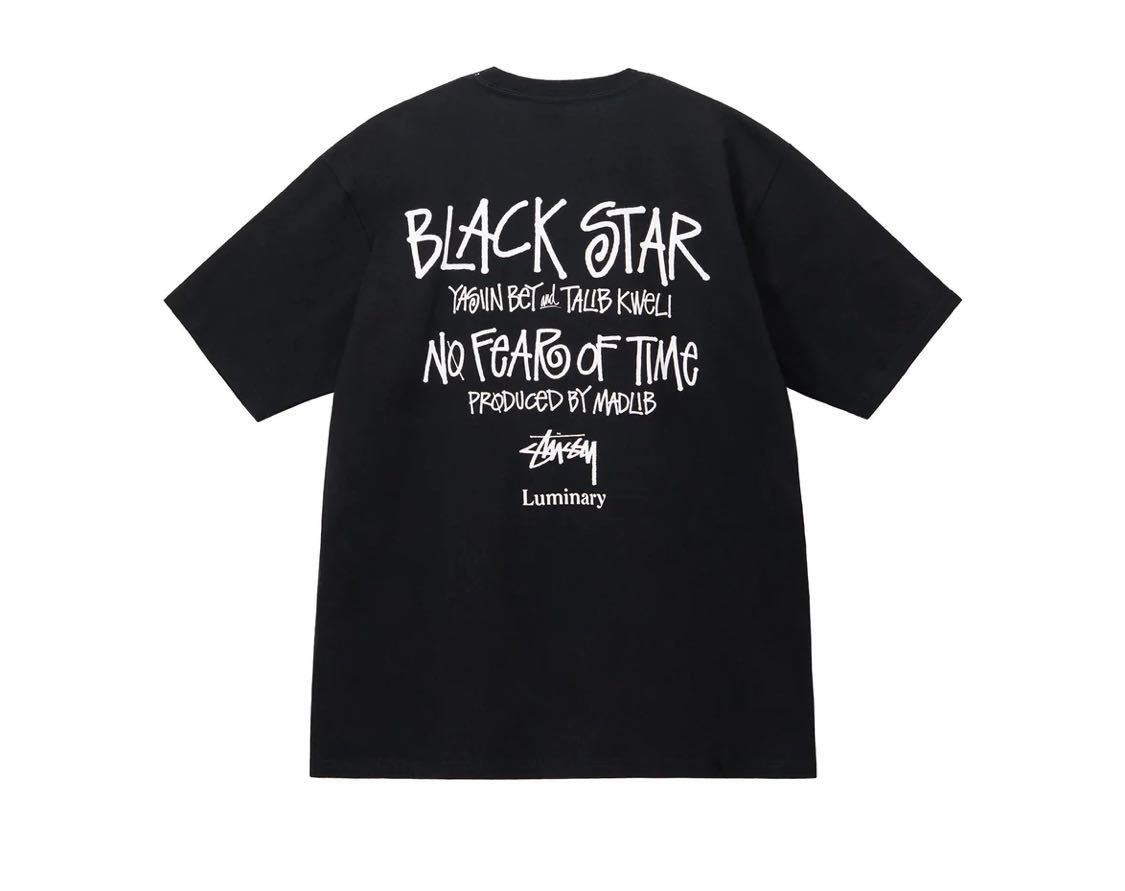 STUSSY BLACK STAR TEE L MOS DEF TALIB KWELI MADLIB YASIIN BEY NO FEAR OF TIME ブラックスター ステューシー_画像1