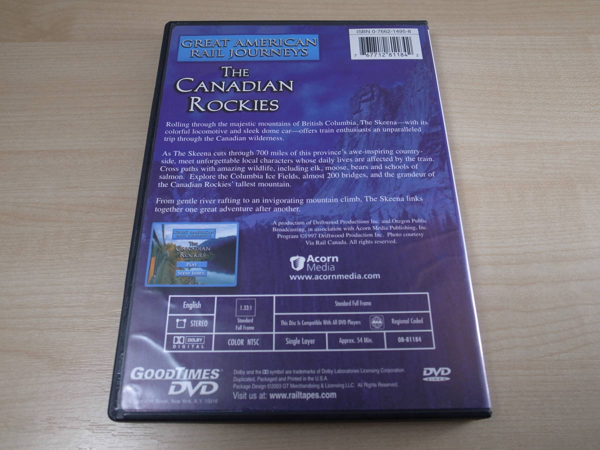 輸）DVD●Great American Rail Journeys: The Canadian Rockies●_画像3