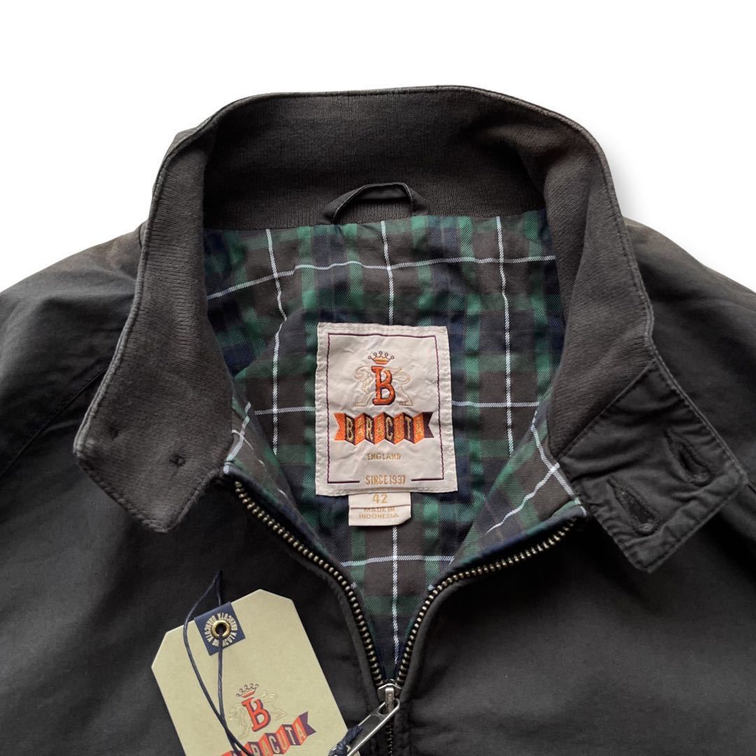 BARACUTA(バラクータ)G9 ガーメントダイ スイングトップ ハリントン
