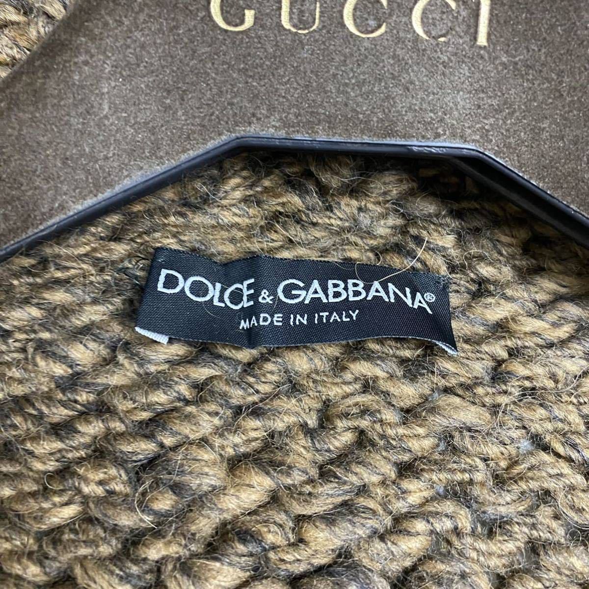 DOLCE&GABBANA ドルチェ&ガッバーナ 伊製フーデットニットベスト44
