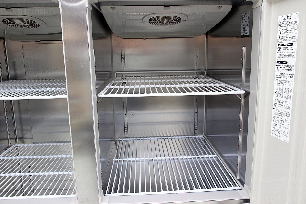 使用極少！20年製ホシザキ星崎4ドア100V 冷凍冷蔵庫1凍3蔵1200×800 HRF