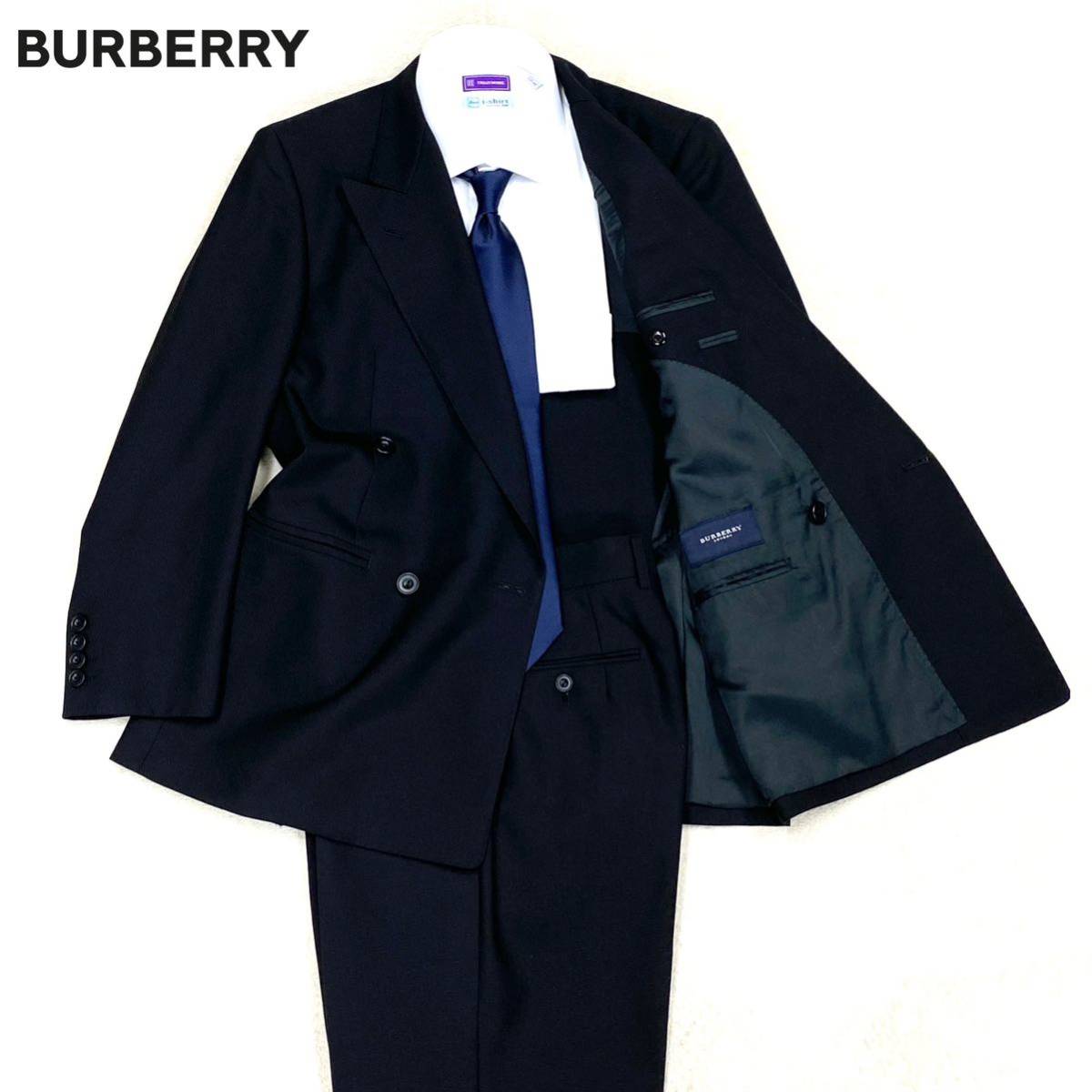 8154 モヘヤ 混!! BURBERRY LONDON バーバリー ロンドン モヘア 艶感