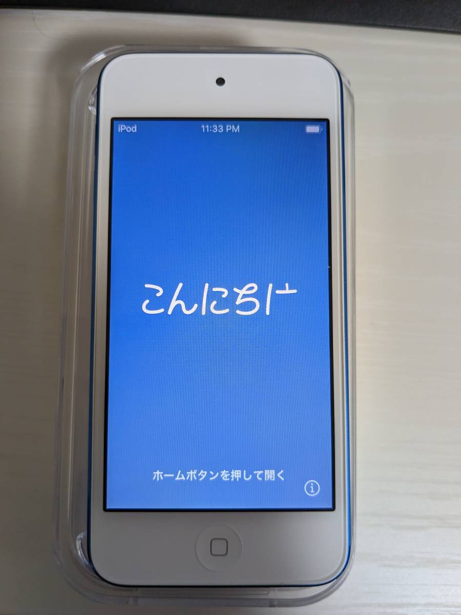 ** exhibition goods * free shipping *iPod touch no. 7 generation memory 32GB blue 3F758J**