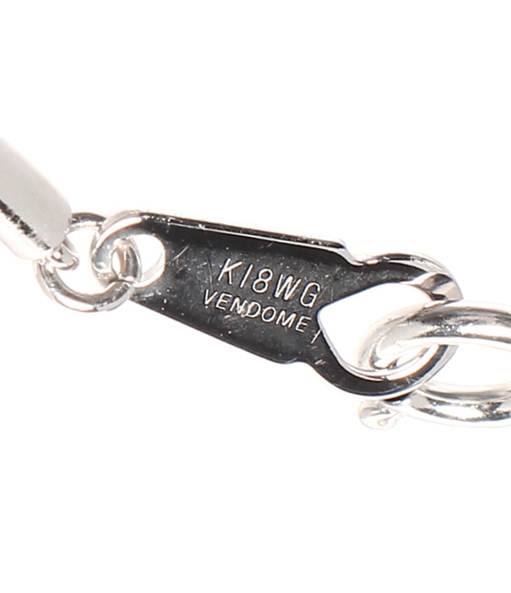 美品 ヴァンドーム ブレスレット K18WG レディース VENDOME [0602