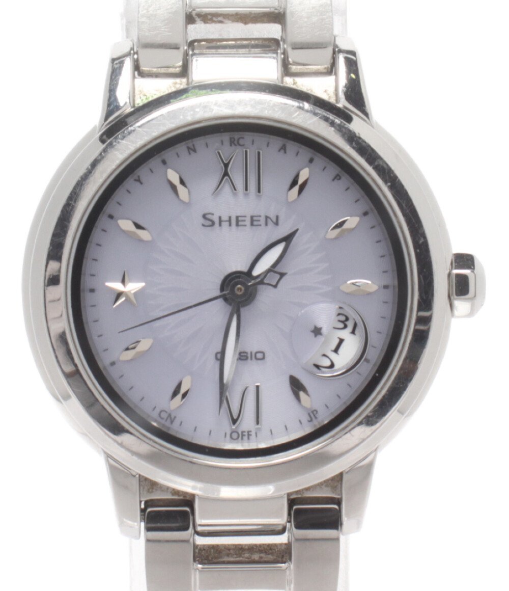 カシオ 腕時計 SHW-1500D-1AJF SHEEN ソーラー レディース CASIO [0304]_画像1