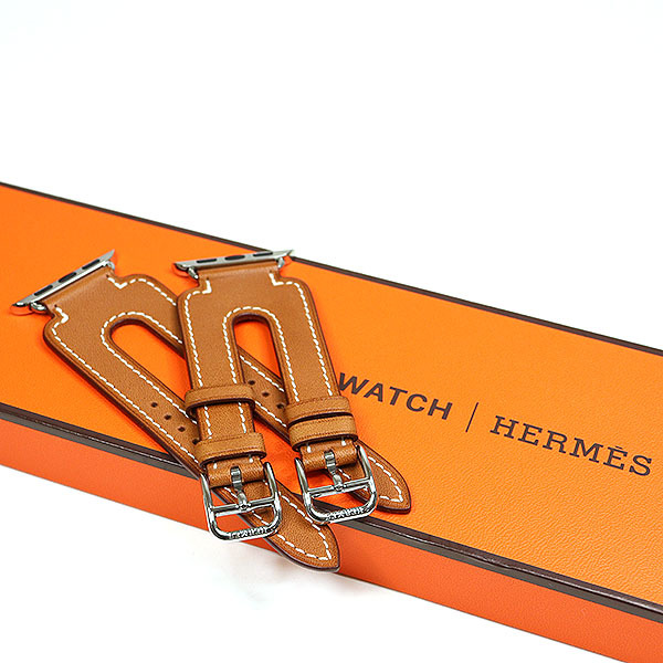 エルメス アップルウォッチ用レザーベルト Apple Watch Hermes ダブル