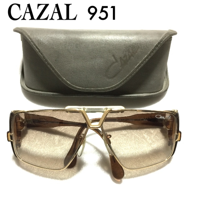 CAZAL サングラス 951 オリジナル/カザール ヴィンテージ 西独製 希少品！/ケース（傷み有り）付