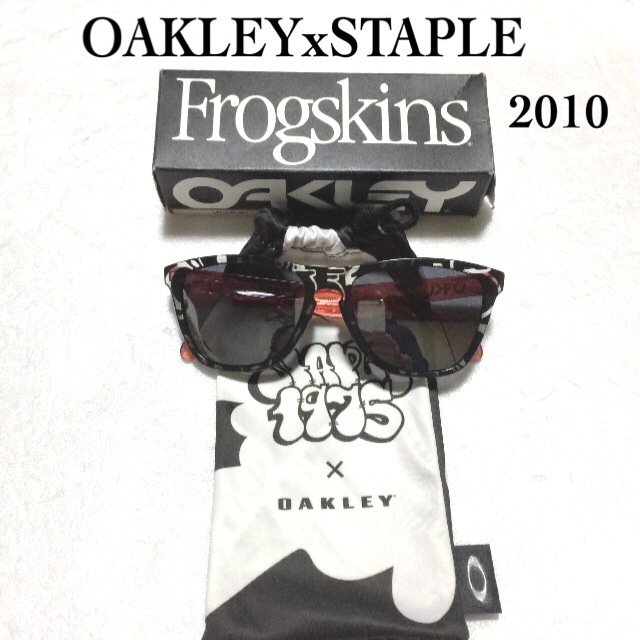 訳あり】 OAKLEYxSTAPLE レア品 フロッグスキン ステイプル 2010年