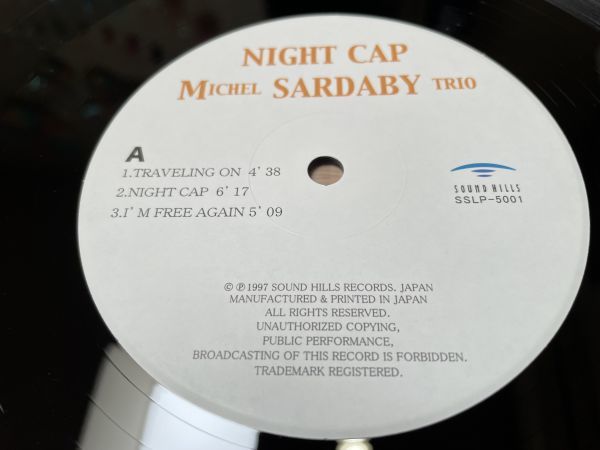 ジャズLP　サウンドヒルズレコード　復刻盤　重量盤　ミッシェル・サルダビー・トリオ／ナイト・キャップ_画像6