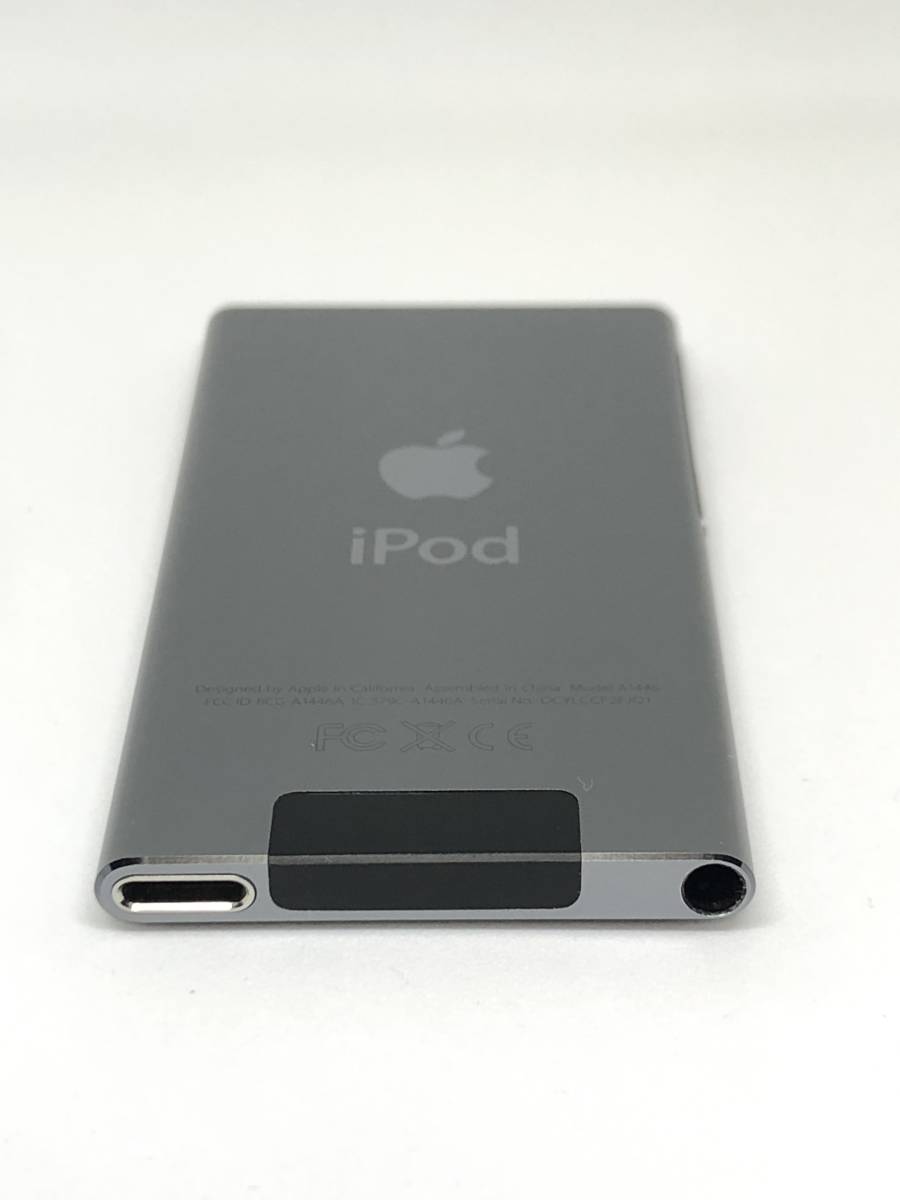 【新品バッテリー交換済み nanoシリーズ最終モデル】 Apple iPod nano 第7世代 16GB スペースグレイ 【完動品 生産終了品 1円スタート】の画像9