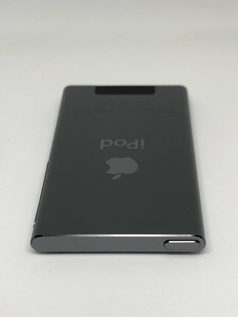 【新品バッテリー交換済み nanoシリーズ最終モデル】 Apple iPod nano 第7世代 16GB スペースグレイ 【完動品 生産終了品 1円スタート】の画像10
