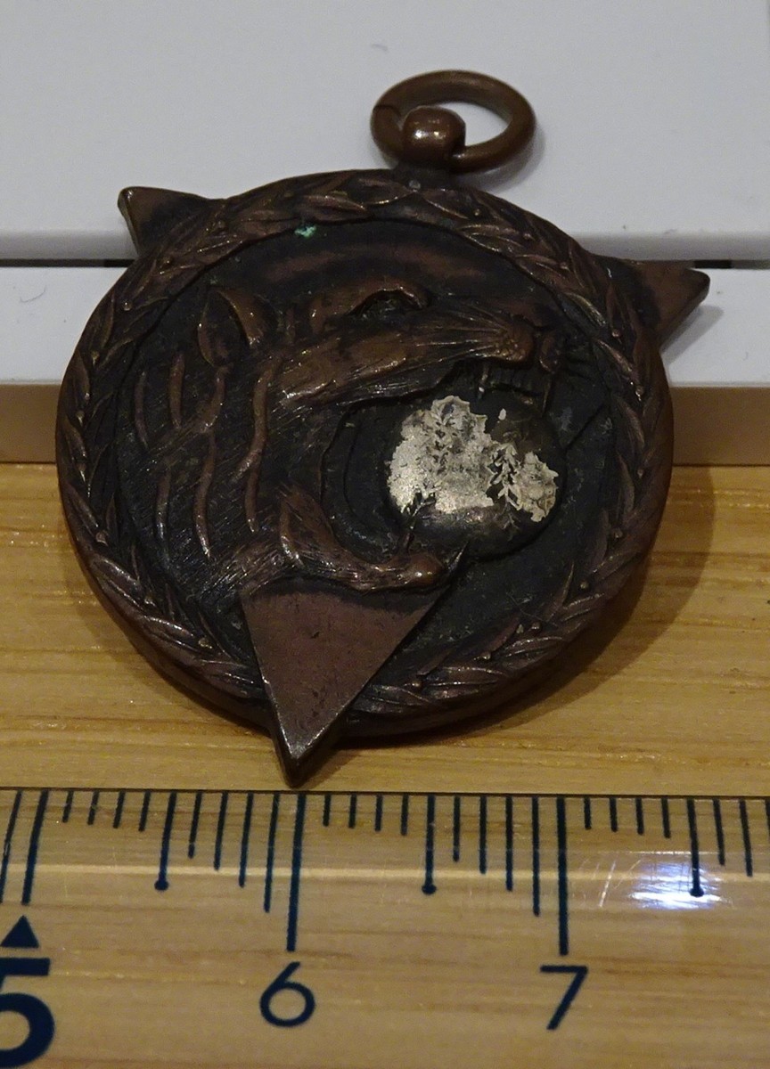 rarebookkyoto 丸孫ｓ53 朝鮮 京城三光堂 野球 章 使用 金属 一枚 製 メダル