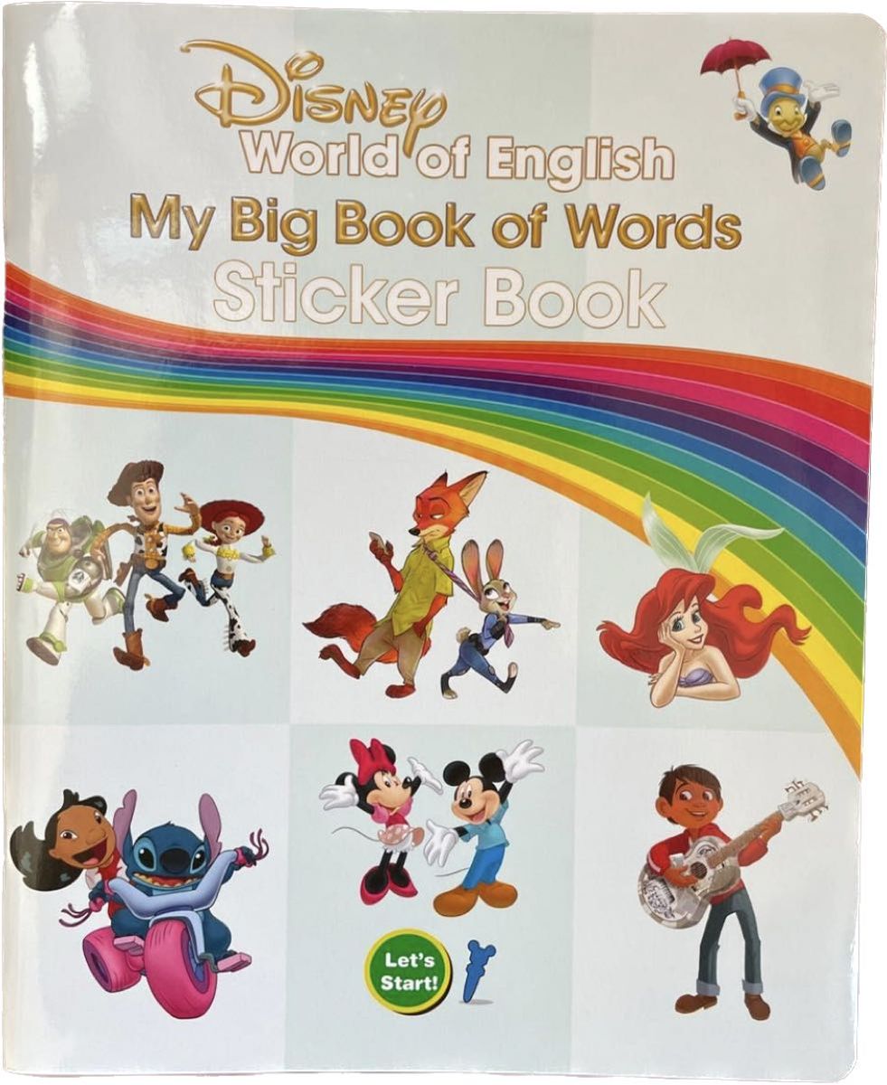 最新版 MY BIG BOOK OF WORDS DWE ディズニー-