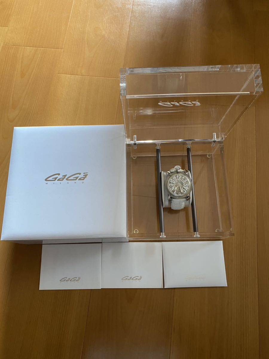 魅力的な価格 美品 GaGa MILANO ガガミラノ 腕時計 クリスタル