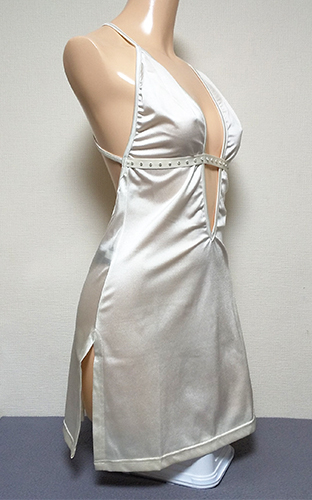  sexy Mini dress lustre white size :M corresponding Coquette company new goods * unused 