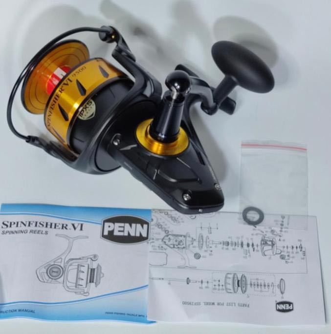 在庫処分】 PENN Spinfisher VI 9500 スピンフィッシャー シーバス