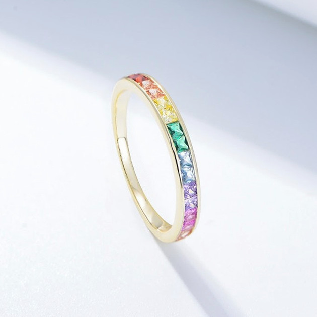  Mix color stone multi color stone Cubic Zirconia ring ring 16 number 