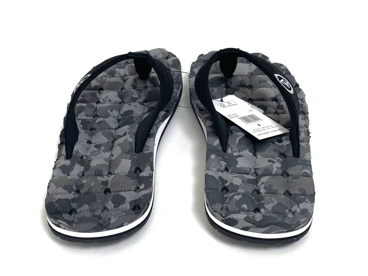 VOLCOM ボルコム V0812350GRC⑤ メンズ US9 27cm ビーチサンダル BeachSandal ビーサン グレー系 迷彩色 靴 ヴォルコム 新品 即決 送料無料の画像5