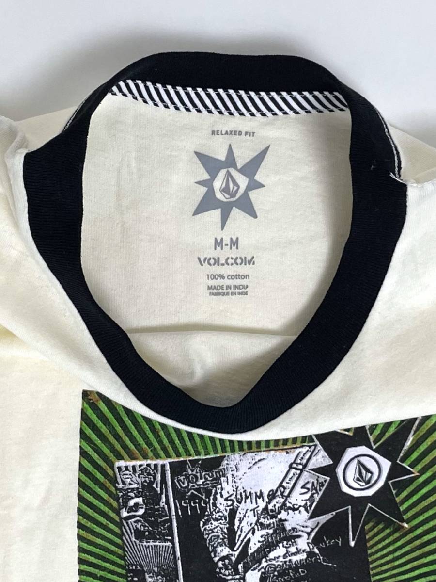 VOLCOM ボルコム AF312300OFW① メンズ XXLサイズ 半袖Tシャツ デザインティー ワイド型 3L オフホワイト色 ヴォルコム 新品 即決 送料無料_画像3