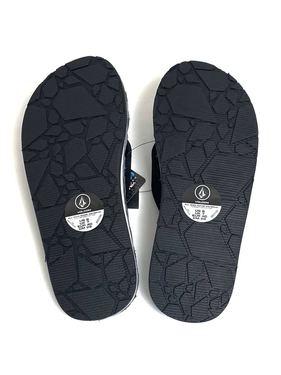 VOLCOM ボルコム V0812350GRC② メンズ US10 28cm ビーチサンダル BeachSandal ビーサン グレー系 迷彩色 靴 ヴォルコム 新品即決 送料無料_画像7