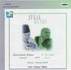 cd CD JUGAL BANDI・BISMILLAH KHAN(SHEHNAI) ＆ V.G.JOG(VIOLIN) インド音楽CD 民族音楽_画像1